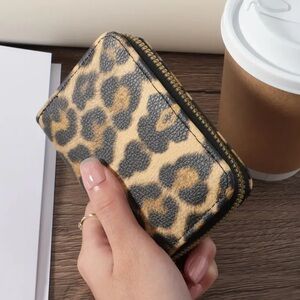 Leopard Print Women's Mini Wallet